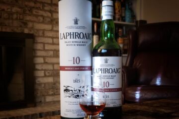 Laphroaig 10 Year Sherry Oak Finish Whiskey Review - Secret Whiskey Society - Featured