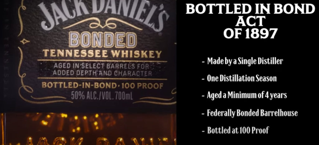 Jack Daniels Bonded Review - Bottled In Bond Act of 1897