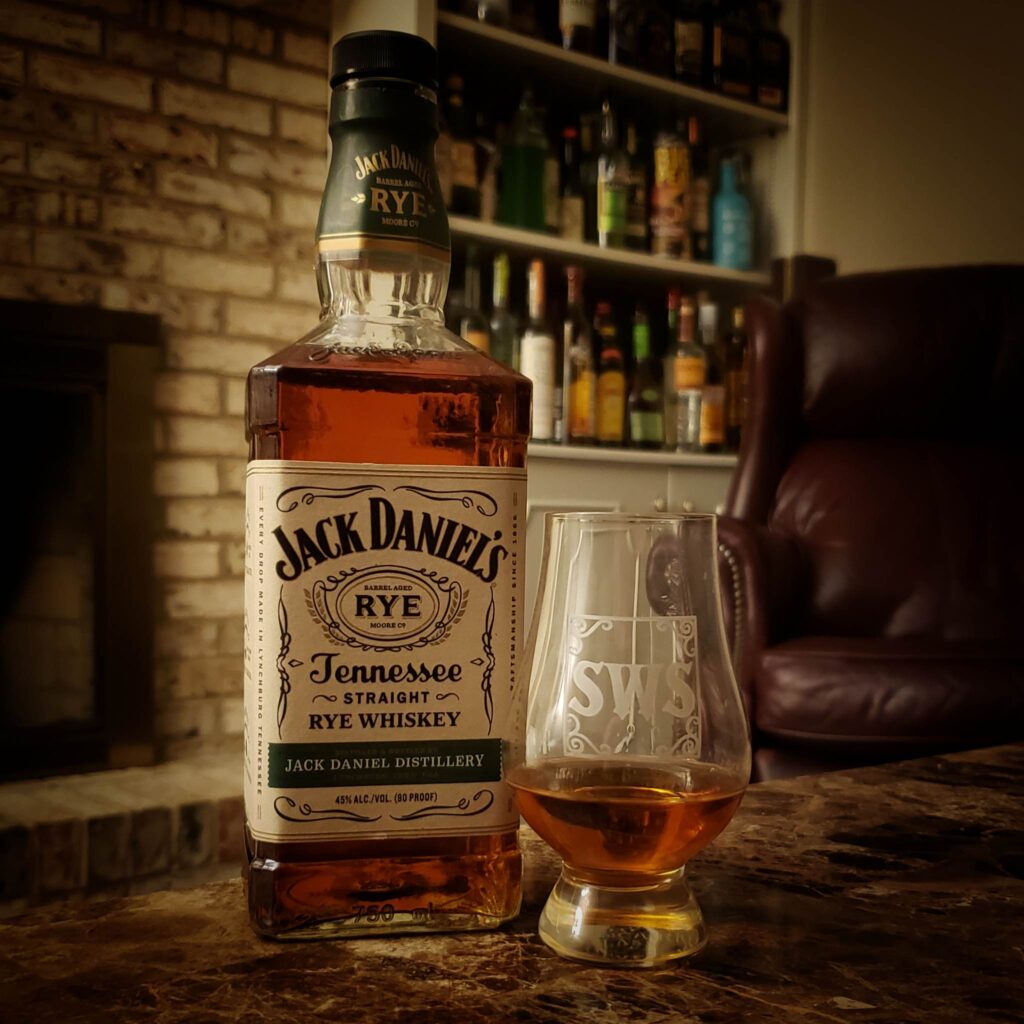 Jack Daniels Rye Whiskey Review - Secret Whiskey Society - Square