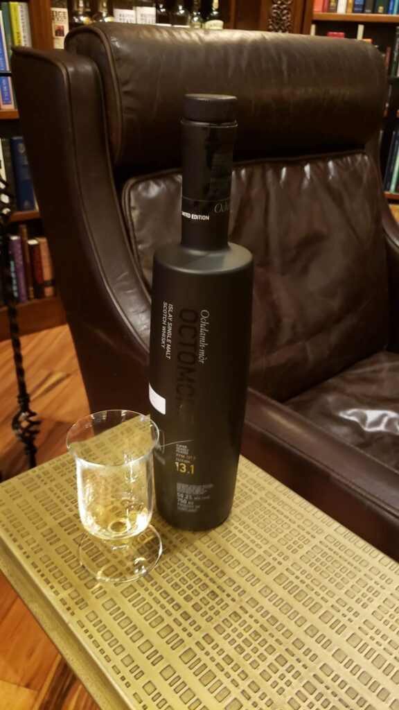 Marys Vine and The Study Cigar & Whiskey Review - Bruichladdich Octomore 13.1