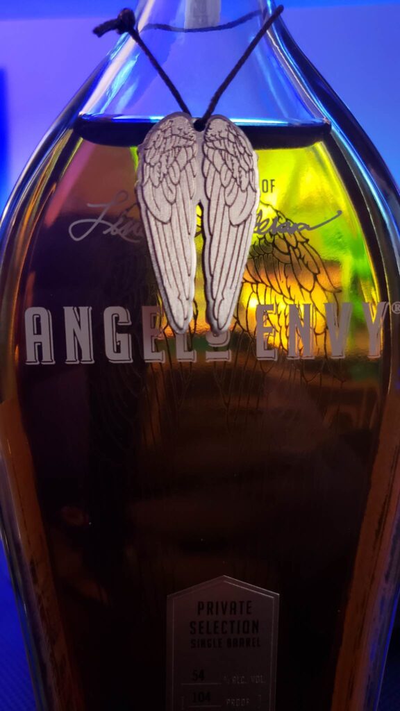 Angels Envy Bourbon - Private Selection Single Barrel Review - Angels Envy Wings