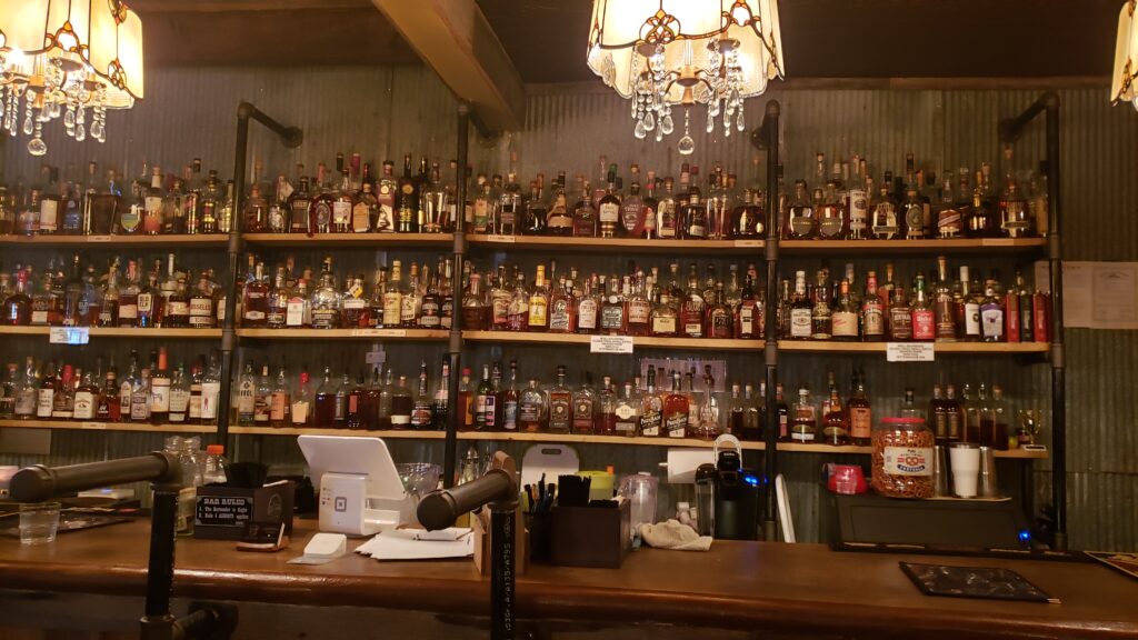 Bardstown - Volsteadt Bar - Whiskey Bottles - Kentucky Bourbon Trail - Secret Whiskey Society