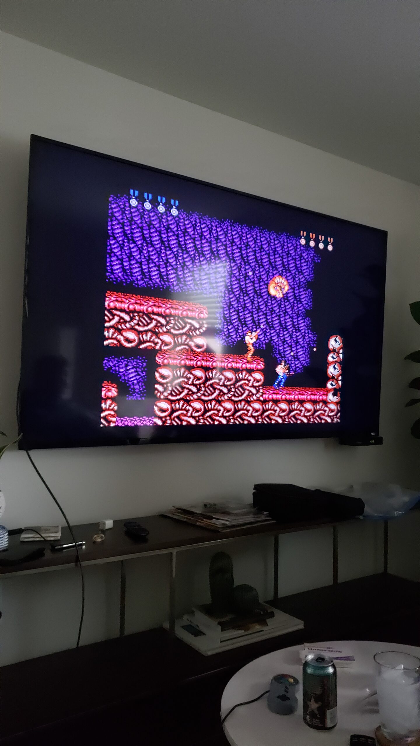 Brad and Andy Beating Contra at our Air BnB in Cincinnati