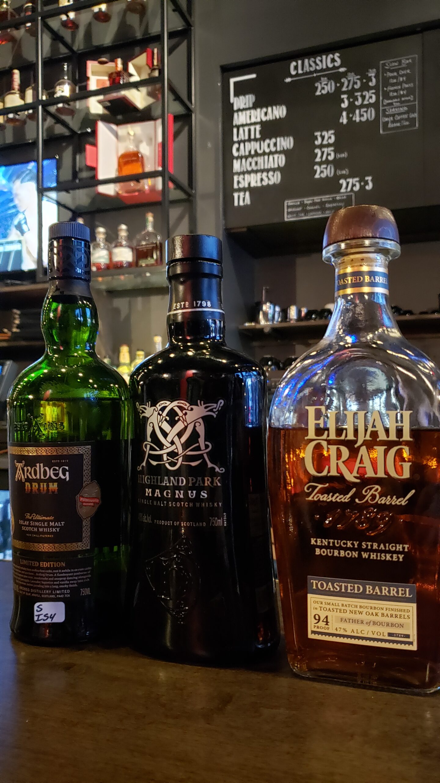 Doc Crows - Ardbeg Drum - Highland Park Magnus - Elijah Craig Toasted - Kentucky Bourbon Trail - Secret Whiskey Society