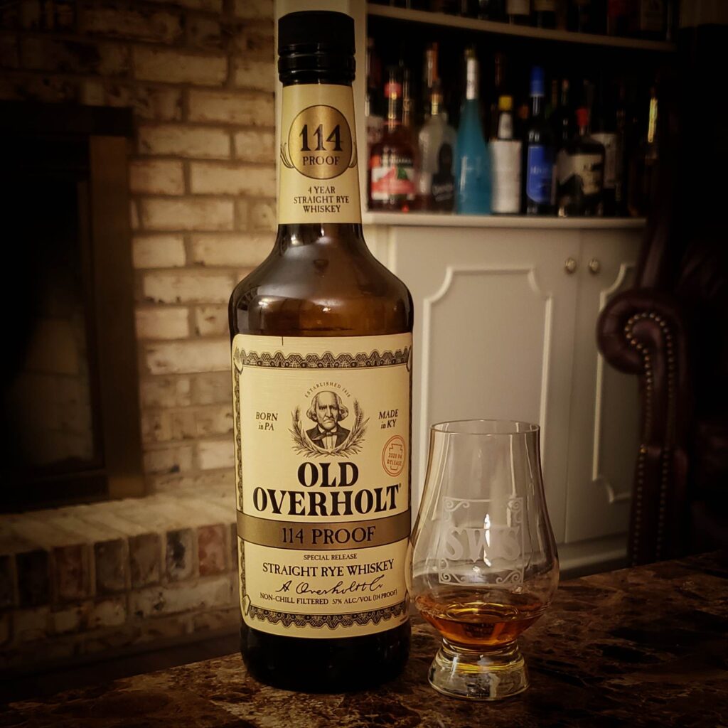 Old Overholt 114 Proof Straight Rye Whiskey Review - Secret Whiskey Society - Featured Square