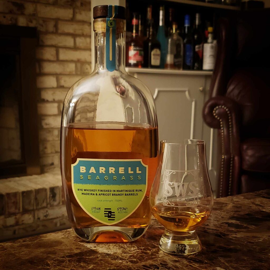 Barrell Seagrass Rye Whiskey Review - Finished in Martinique Rum Madeira and Apricot Brandy Barrels - Featured Square