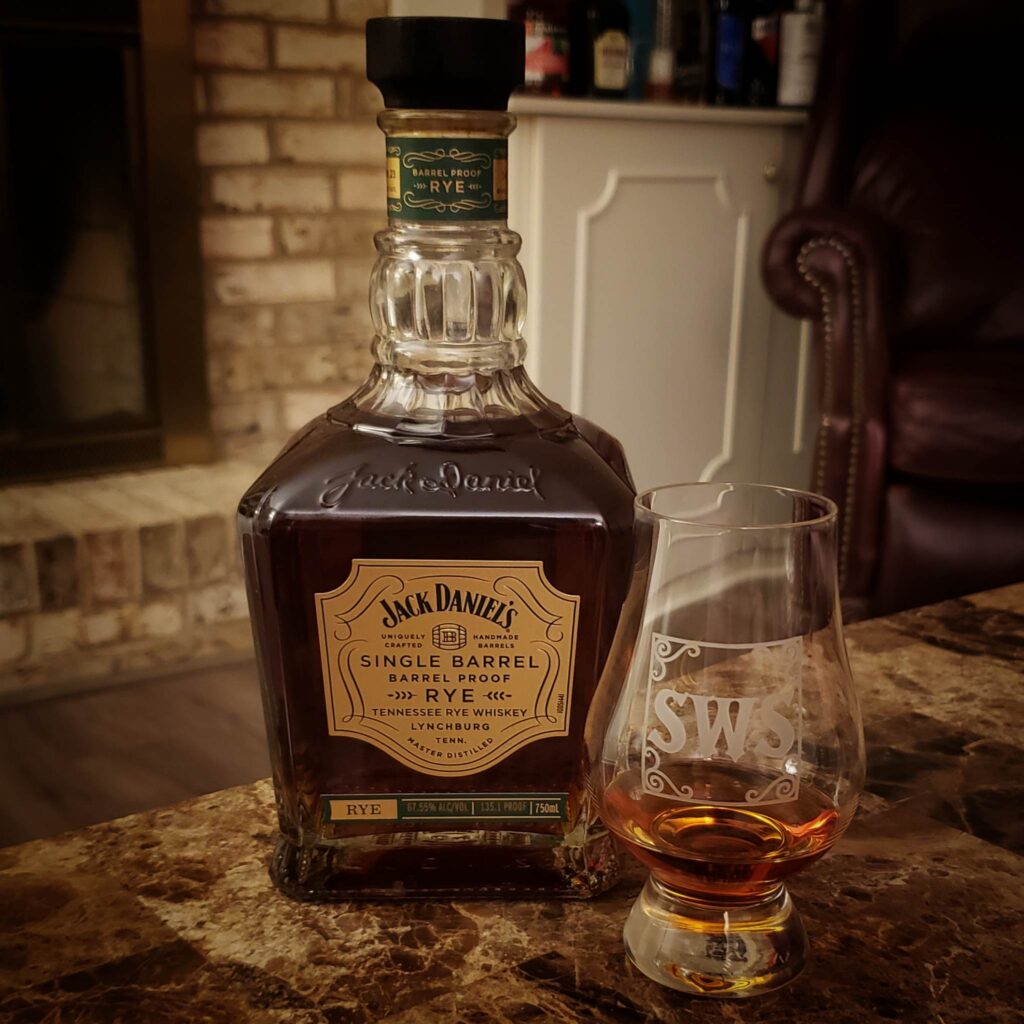 Jack Daniel's Barrel Proof Rye Review Secret Whiskey Society