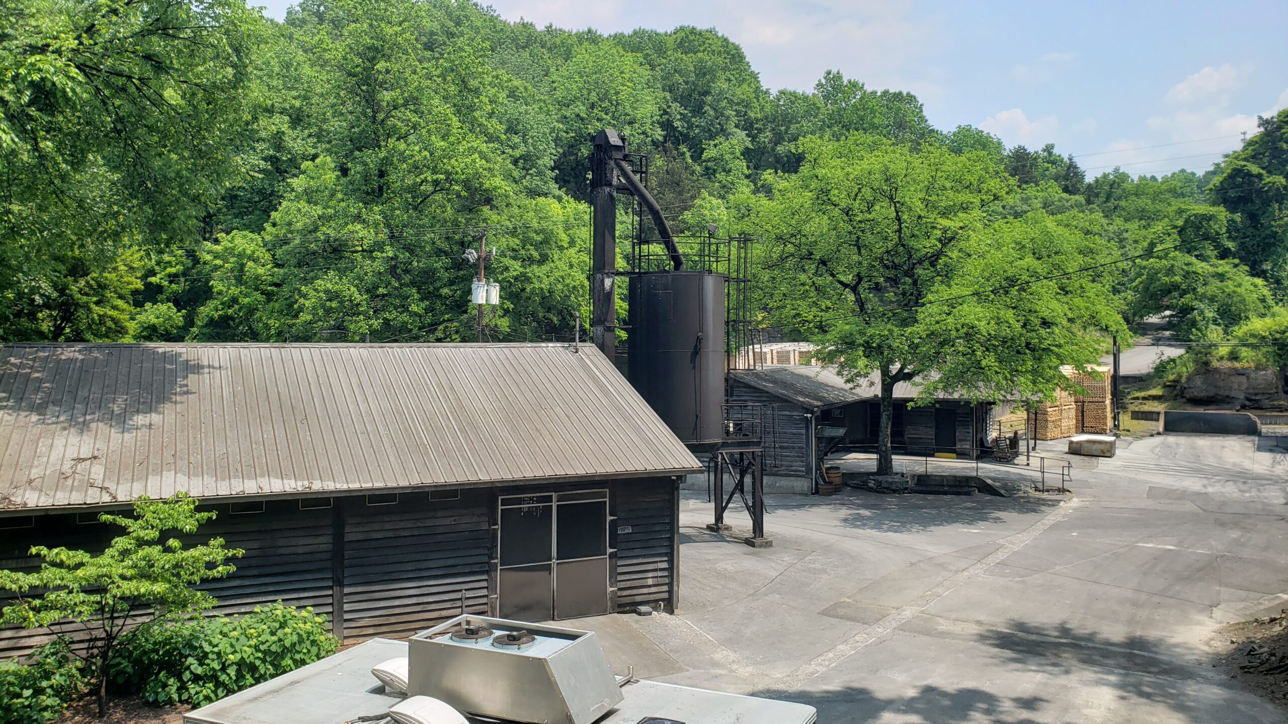 Jack Daniels Distillery - Campus and Charcoal Process