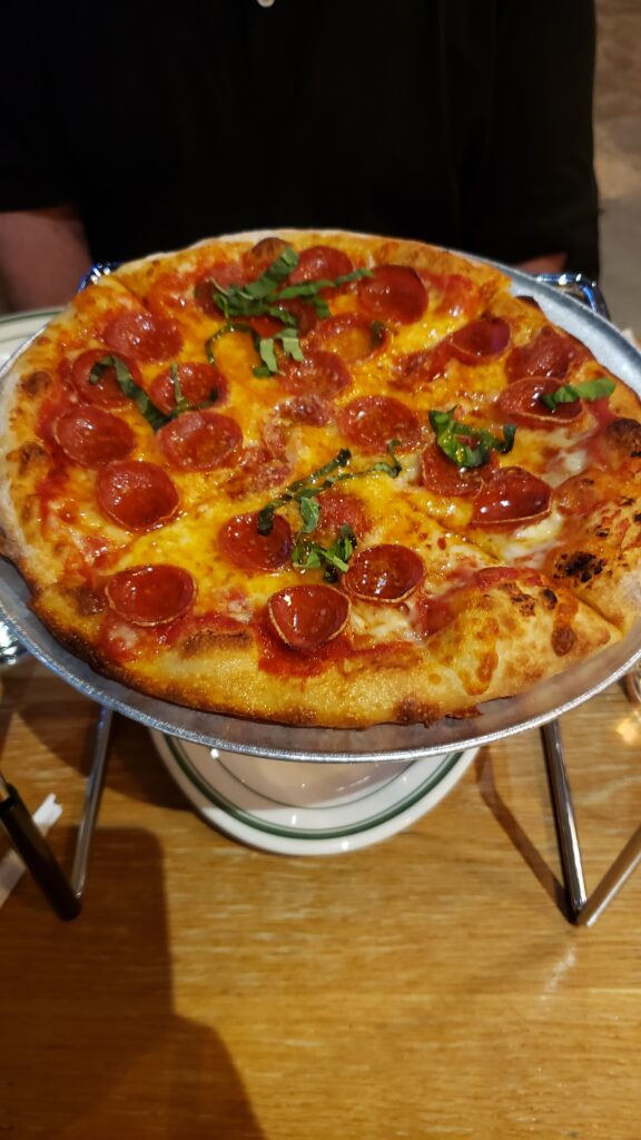 Kentucky Bourbon Trail 2023 - Cincinnati - Taglio Pizza - Hot Honey Pepperoni Pizza