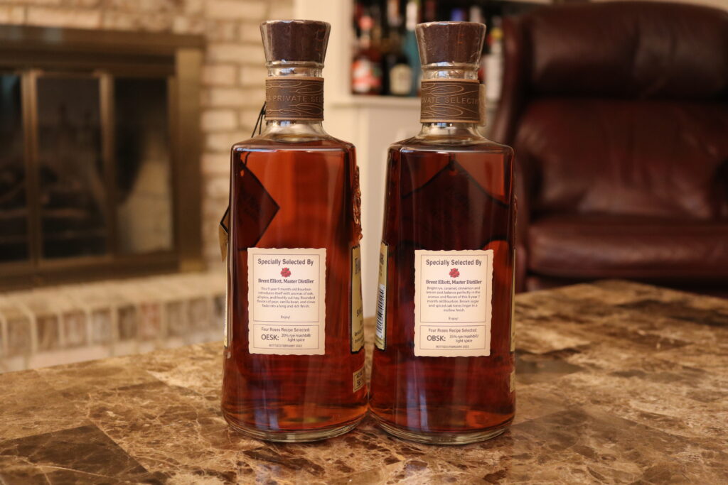 Kentucky Bourbon Trail 2023 - Four Roses Distillery Tour - Single Barrel Bottle Pickups - OBSK and OESK
