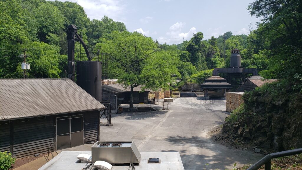 Kentucky Bourbon Trail 2023 - Jack Daniels Distillery Tour - Charcoal Creation and Burning
