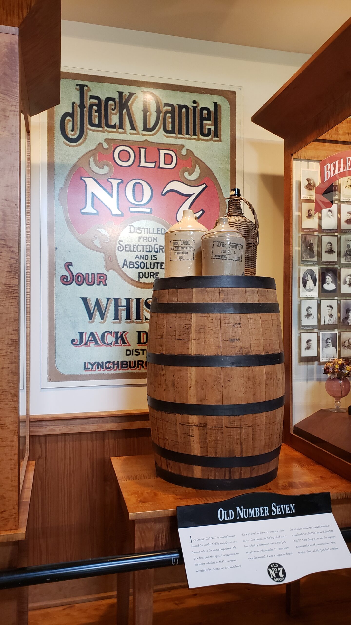 Kentucky Bourbon Trail 2023 - Jack Daniels Distillery Tour - Old No 7 Whiskey Jugs