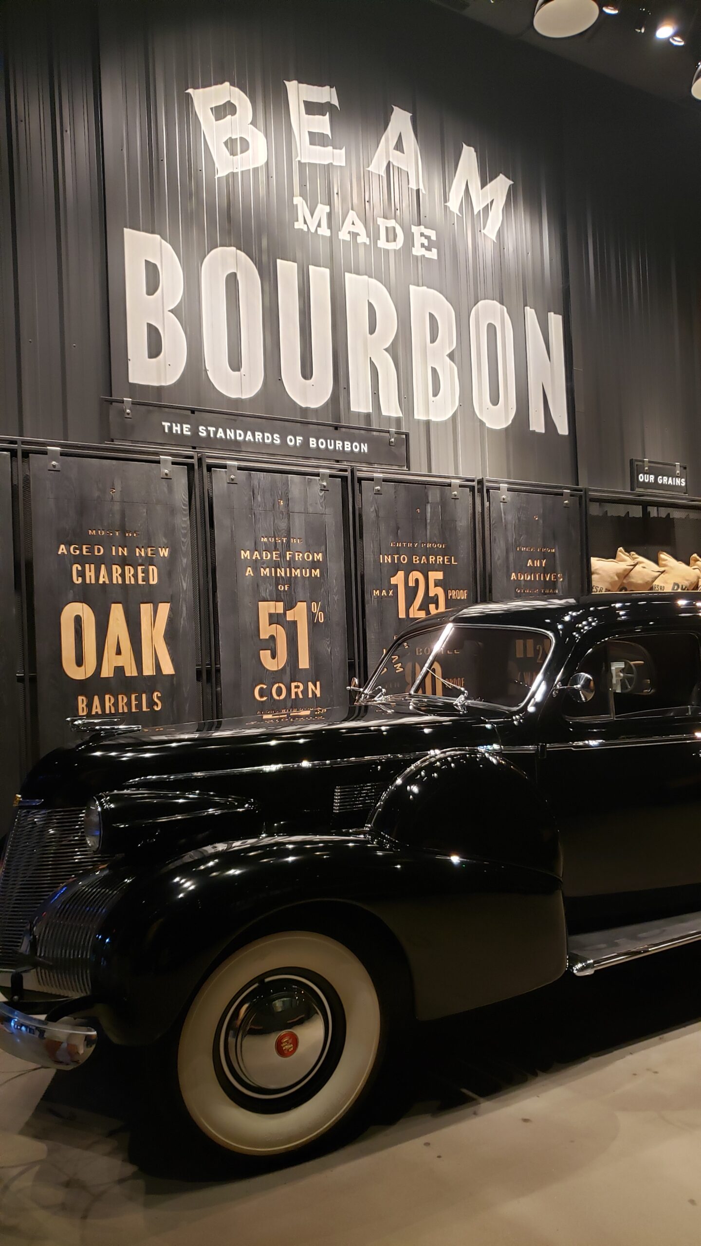 Kentucky Bourbon Trail 2023 - Jim Beam Distillery Tour - 1939 Cadillac - Beam Made Bourbon