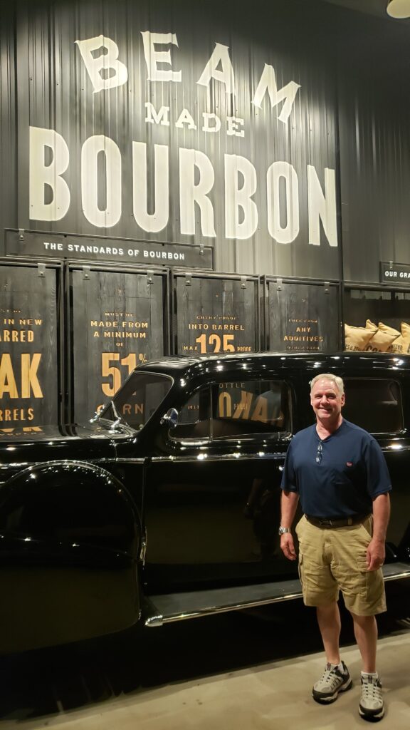 Kentucky Bourbon Trail 2023 - Jim Beam Distillery Tour - 1939 Cadillac with Dad