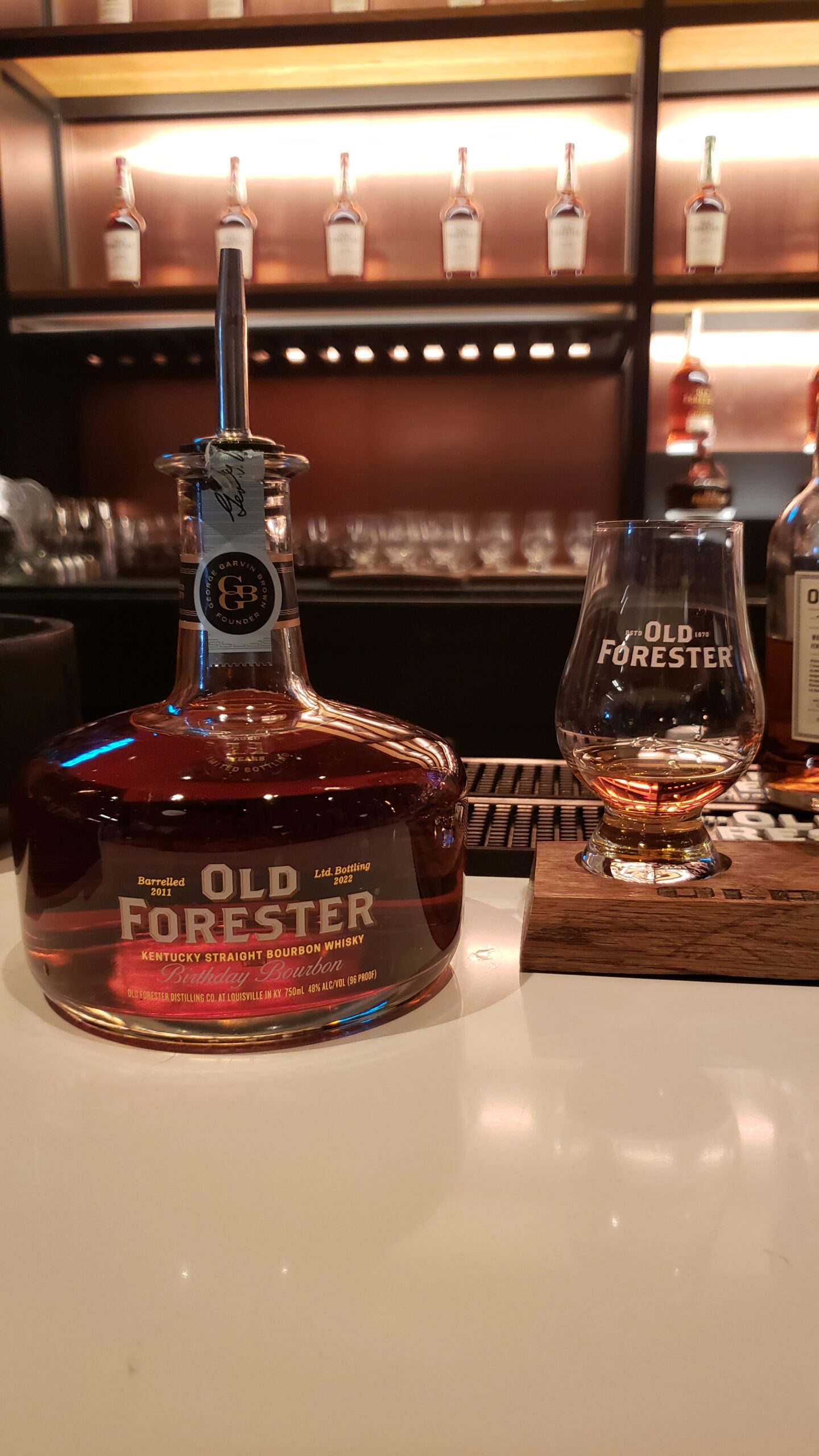 Kentucky Bourbon Trail 2023 - Old Forester Birthday Bourbon Tasting