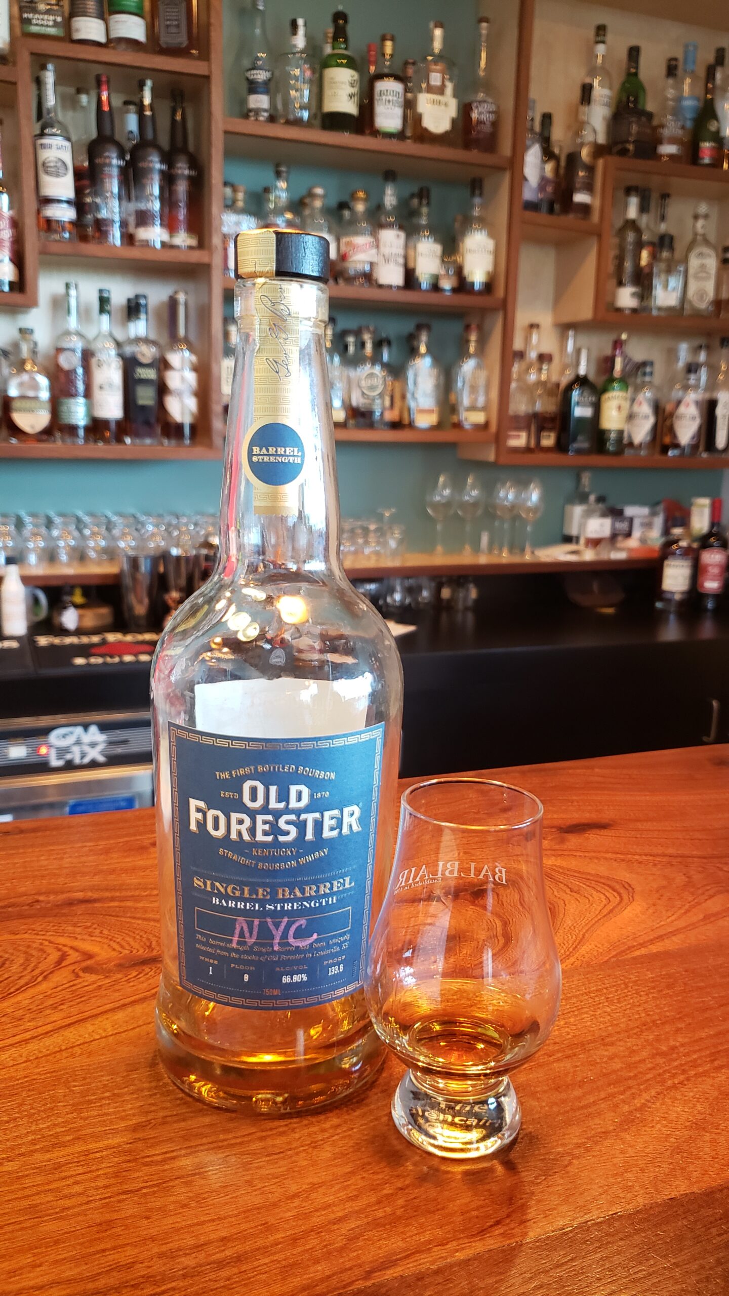 Kentucky Bourbon Trail 2023 - Waterfront Wine and Spirits - Old Forester Single Barrel