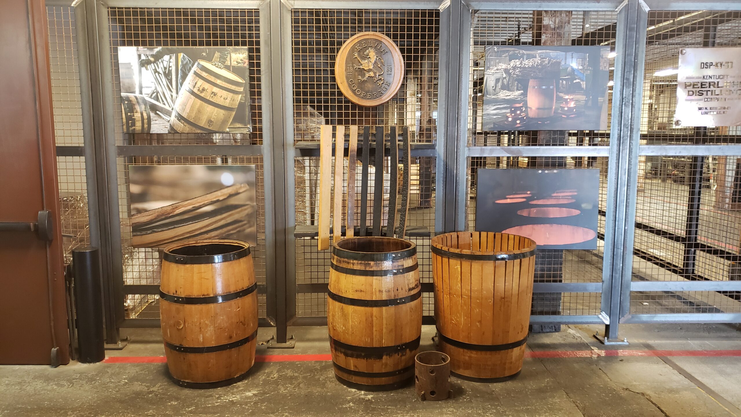 Kentucky Peerless Distillery Tour - Barrels and Charring