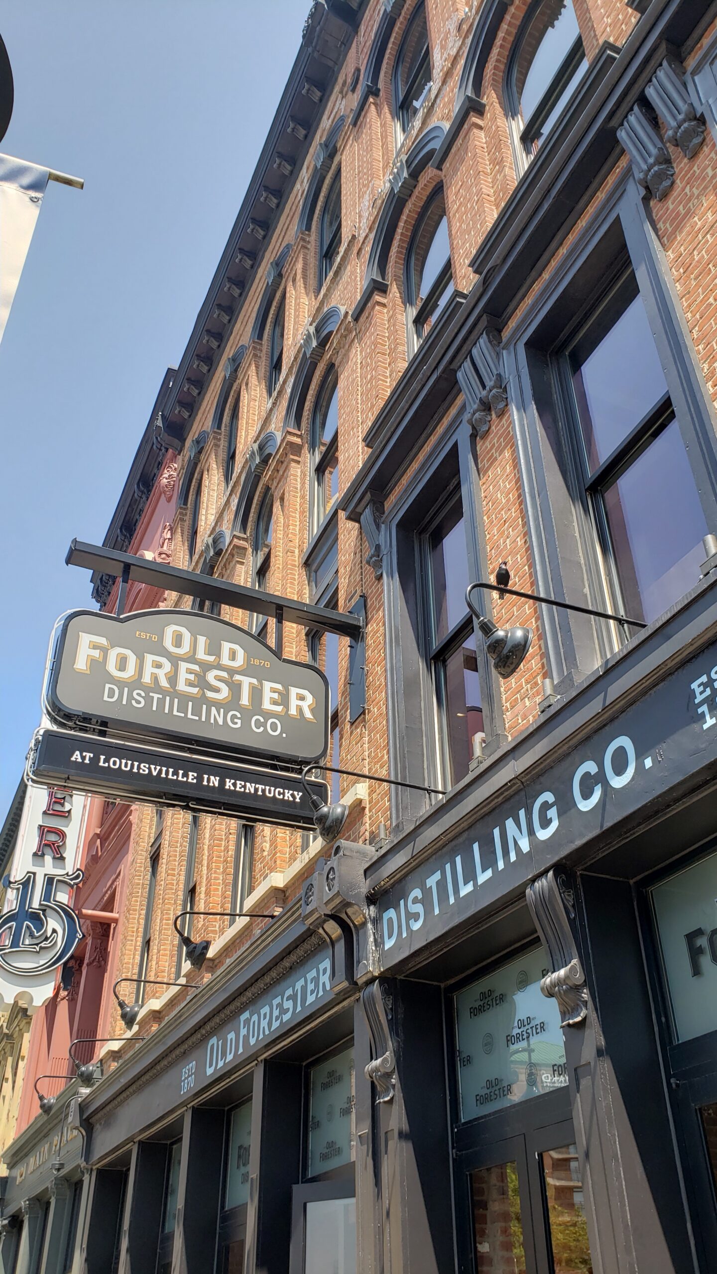 Old Forester Distillery Tour - Front Sign