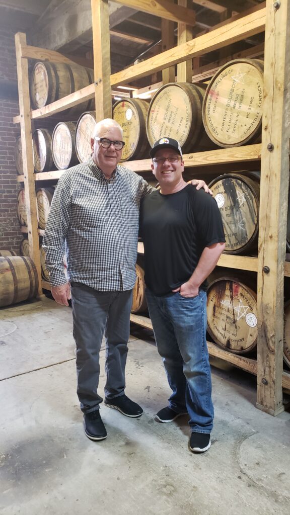 Peerless Distillery - Photo with Corky Taylor - Owner of Peerless