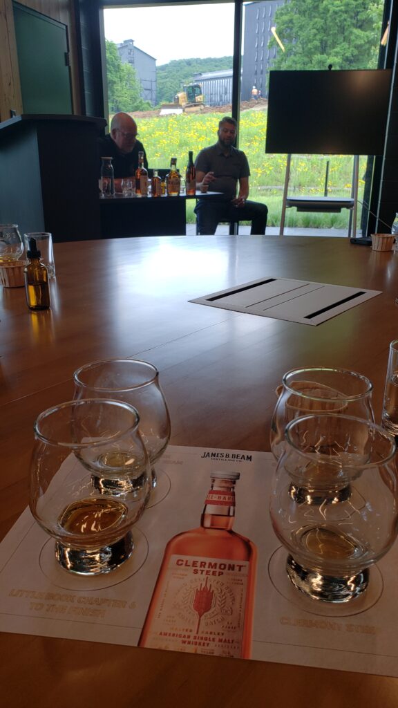 Clermont Steep Review - Jim Beam Distiller Tour Tasting with Fred and Freddie Noe