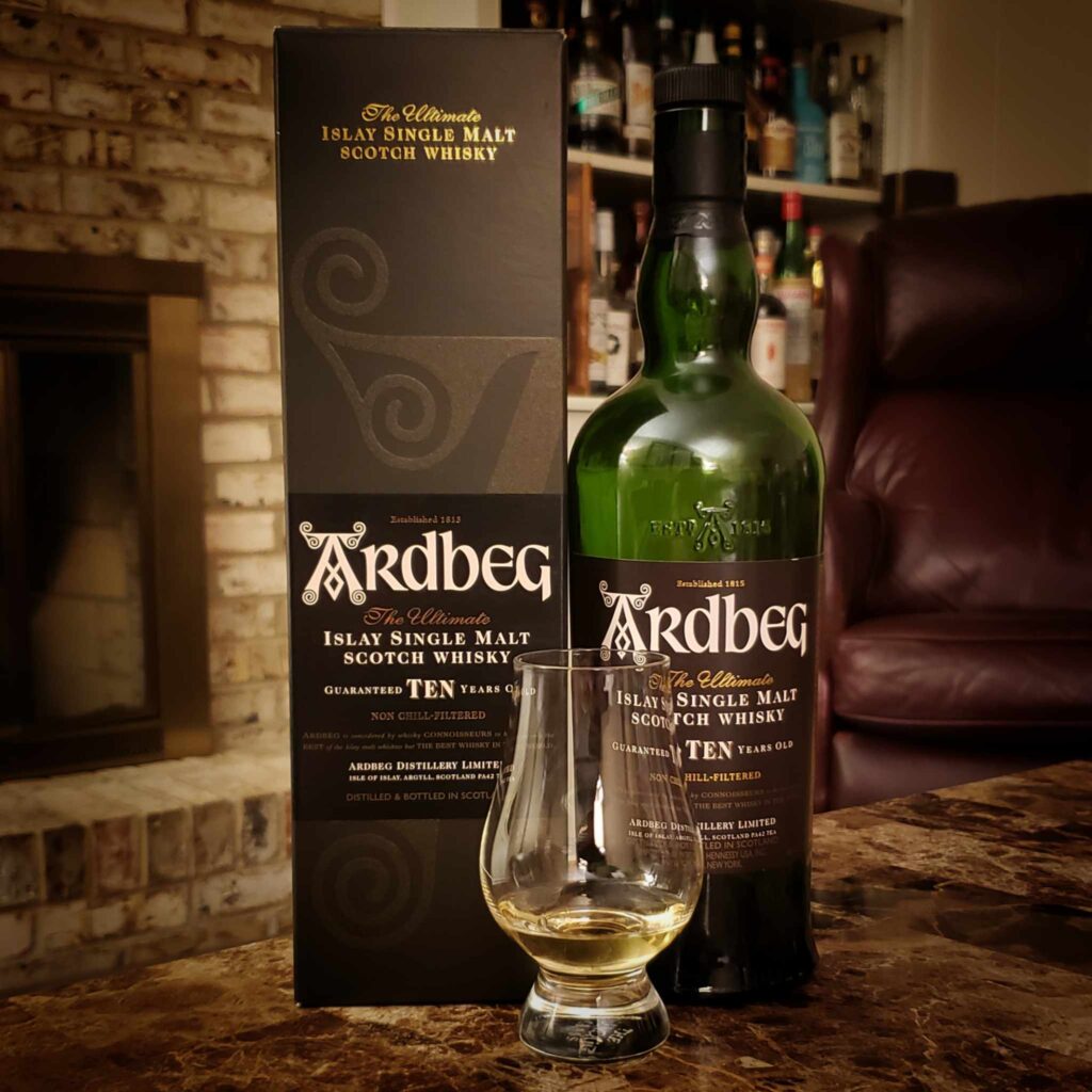 Ardbeg 10 Year Review - Islay Single Malt Scotch - Secret Whiskey Society - Featured Square