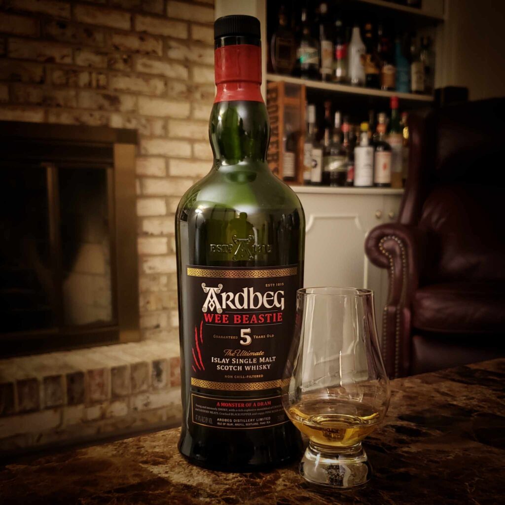 Ardbeg Wee Beastie Review - 5 Year Islay Scotch - Secret Whiskey Society - Featured Square