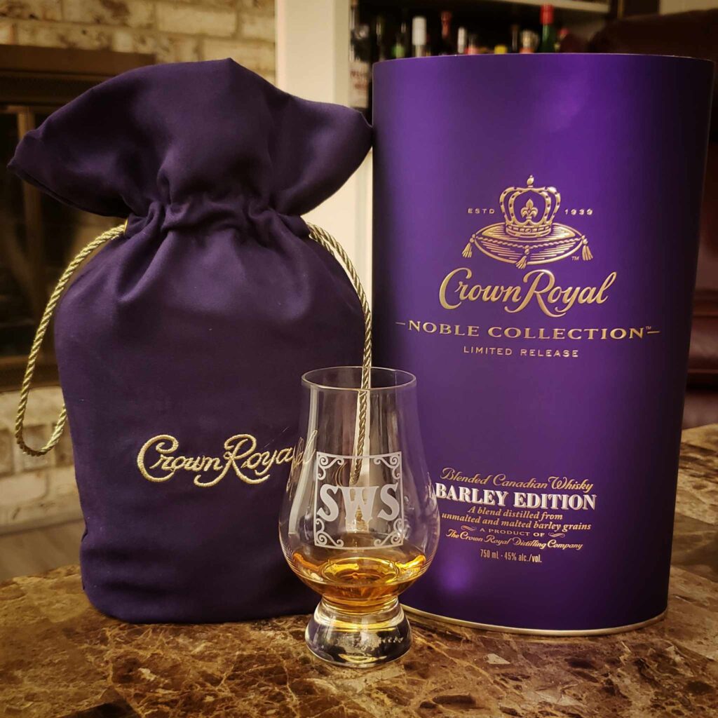 Crown Royal Noble Collection - Barley Edition Review - Secret Whiskey Society - Purple Bag