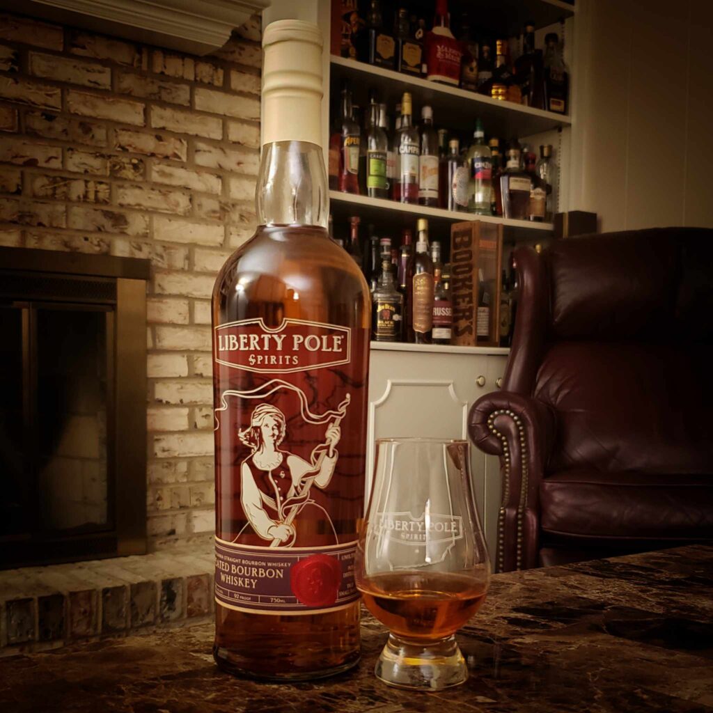 Liberty Pole Peated Bourbon Review - New Bottle Label - Secret Whiskey Society - Featured Square