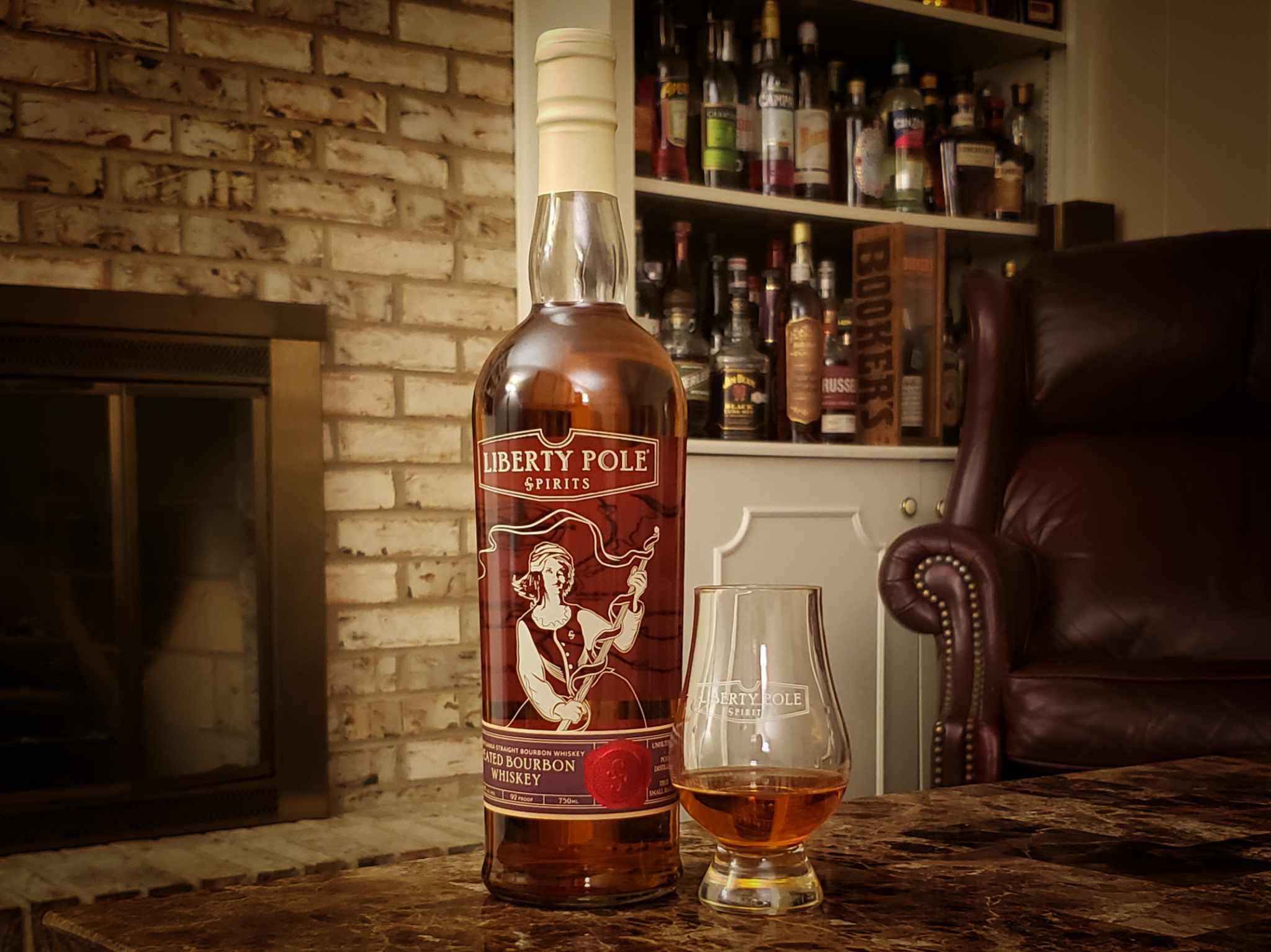Liberty Pole Peated Bourbon Review - New Bottle Label - Secret Whiskey Society - Featured