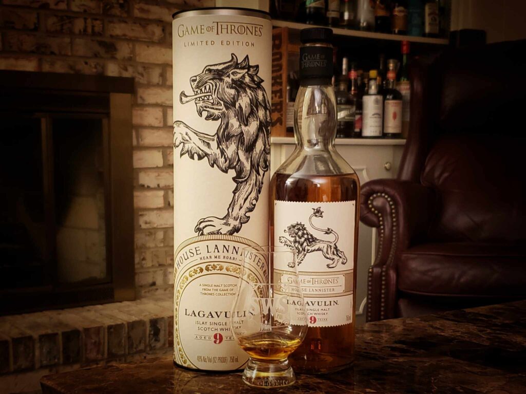 Lagavulin Game of Thrones Review - 9 Year House Lannister - Secret Whiskey Society - Featured