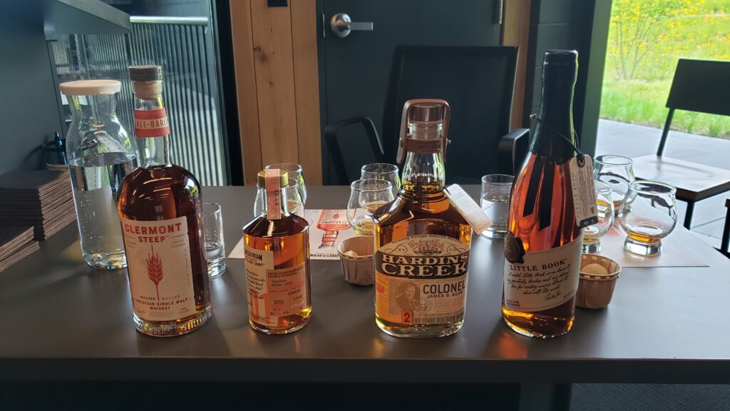 Kentucky Bourbon Trail 2023 - Jim Beam Distillery Tour - New Product Tasting - Clermont Steep - Distillers Share 1 - Hardins Creek - Little Boo