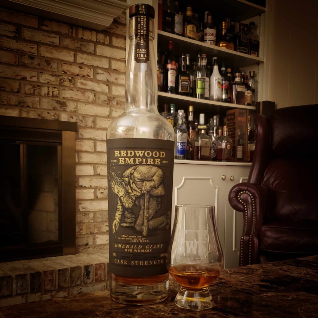 Redwood Empire Emerald Giant Cask Strength Rye Review - Secret Whiskey Society - Featured Square