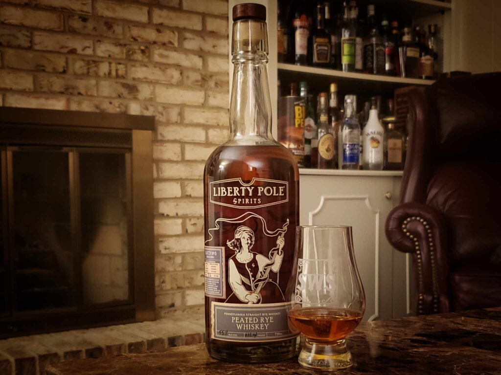 Liberty Pole Peated Rye Whiskey Review - Batch 6 - Secret Whiskey Society - Featured