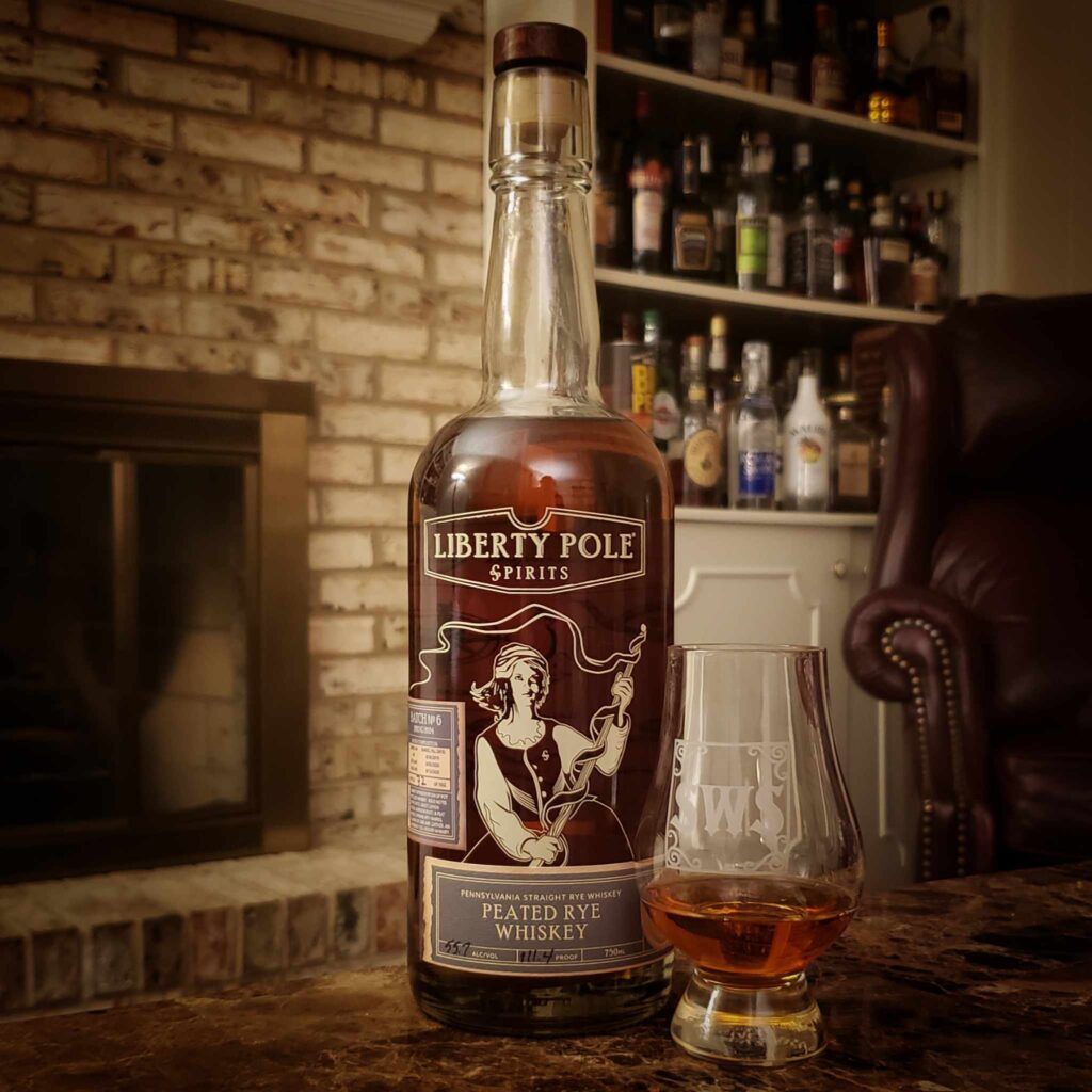 Liberty Pole Peated Rye Whiskey Review - Batch 6 - Secret Whiskey Society - Featured Square