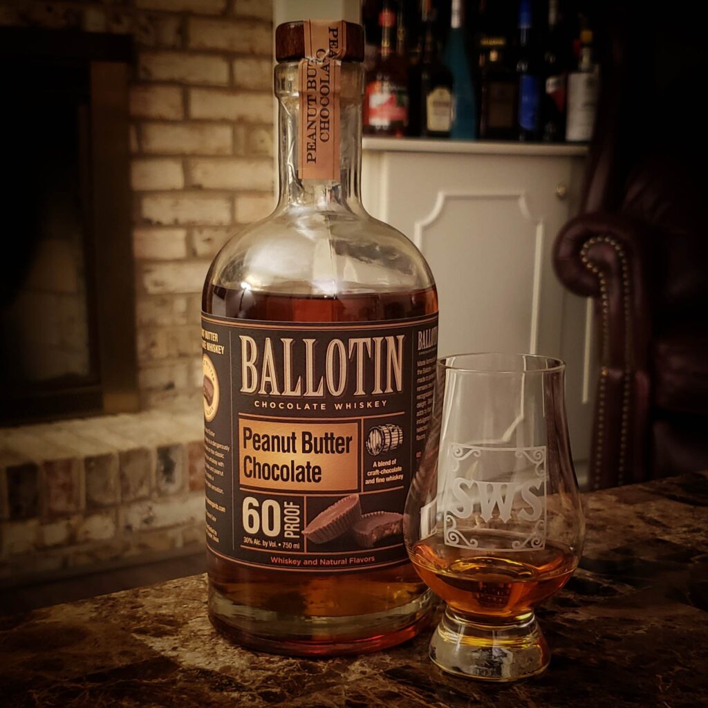Ballotin Peanut Butter Chocolate Whiskey Review - Secret Whiskey Society - Featured Square