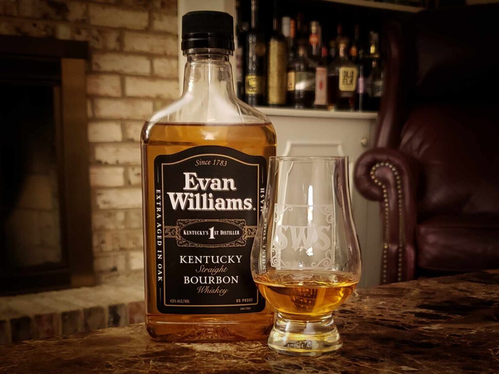 Evan Williams Kentucky Straight Bourbon Whiskey - Secret Whiskey Society - Featured